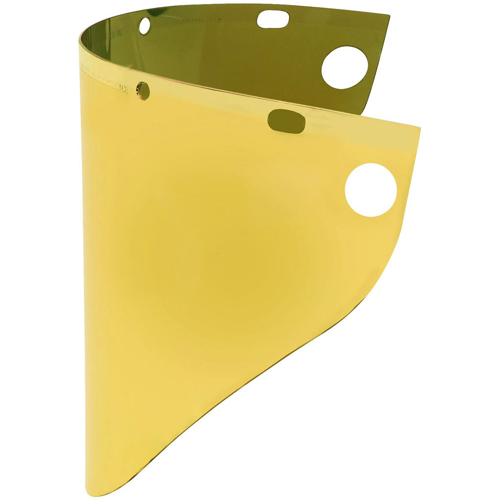 Fibre-Metal by Honeywell Gold Plated for High Heat Applications Face Shield Window - 4199GDTVGY