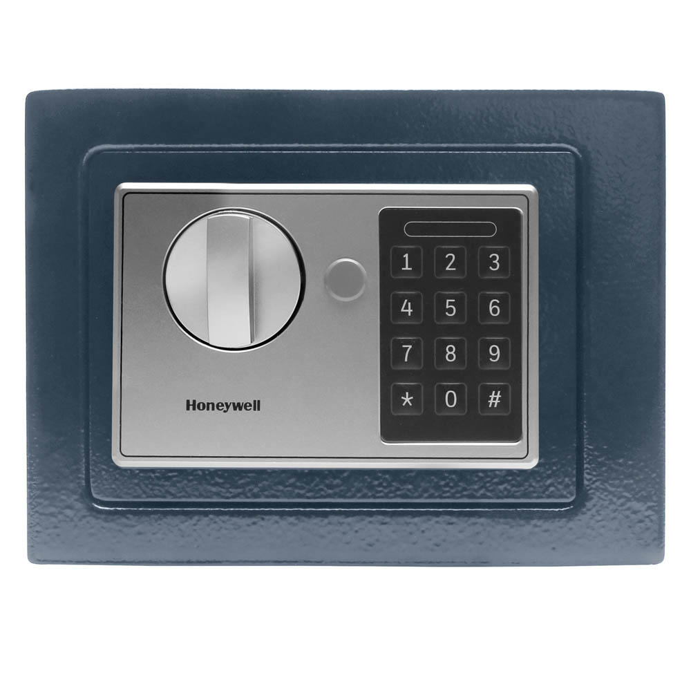 Honeywell 5605B Compact Steel Digital Security Box - Navy (.15 cu ft.) - Image 2