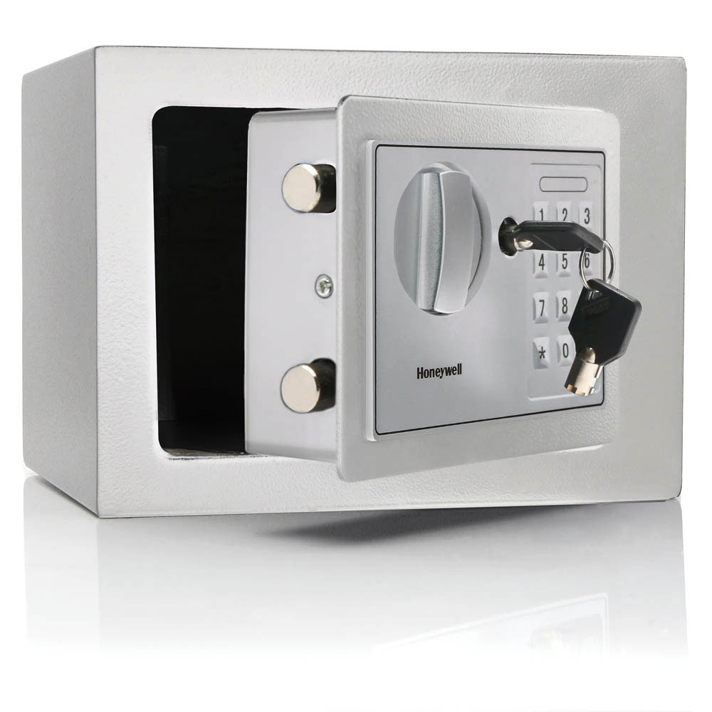 Honeywell 5605W Compact Steel Digital Security Box - White (.15 cu ft.) - Image 3