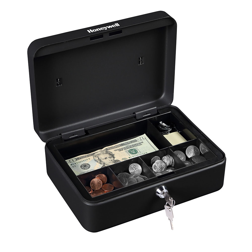 Honeywell 6112 Steel Cash Box (1 Bill / 5 Coin Slots) - Image 2
