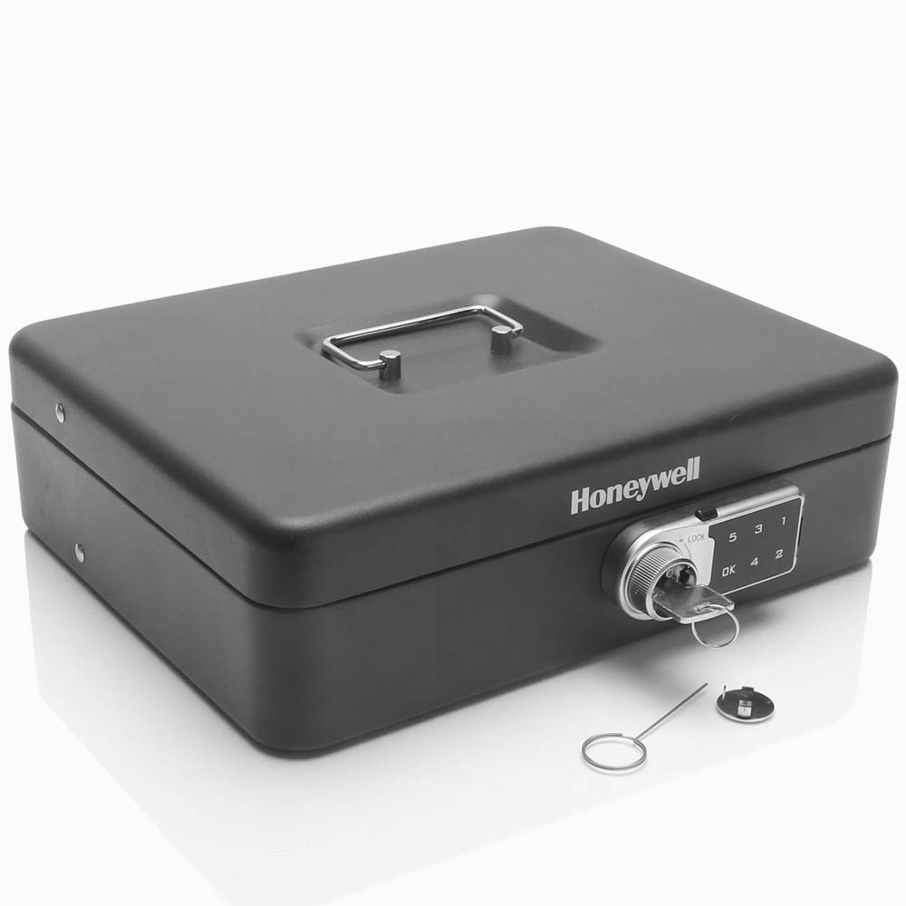Honeywell 6213DG Digital Tiered Cash Box with Touchpad Lock (4 Bill/5 Coin Slots) - Image 6