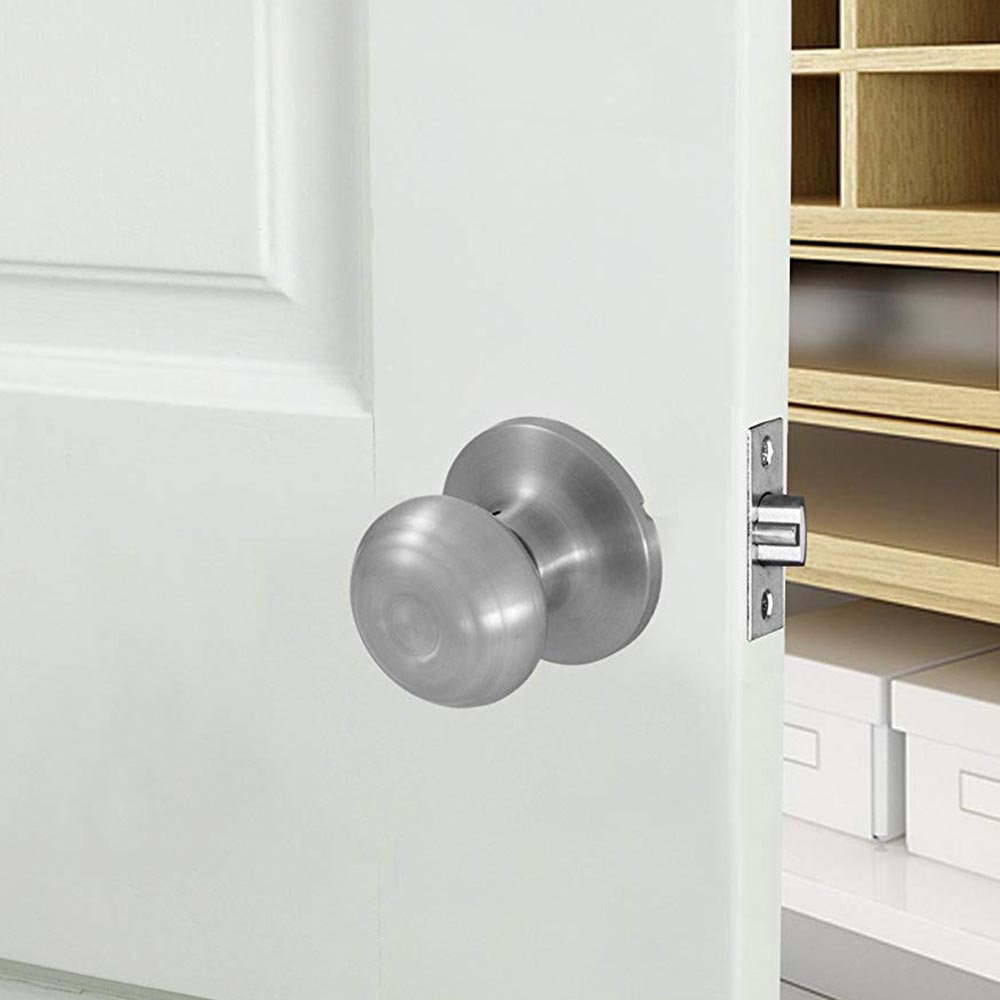 Honeywell Classic Passage Door Knob, Satin Nickel, 8101303 - Image 2