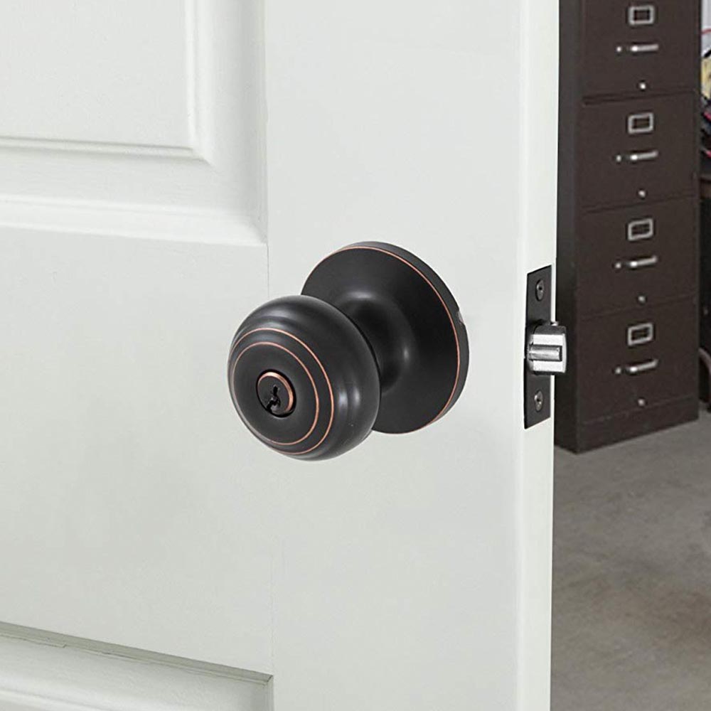 Honeywell Classic Entry Door Knob, Oil Rubbed Bronze, 8101401 - Image 2