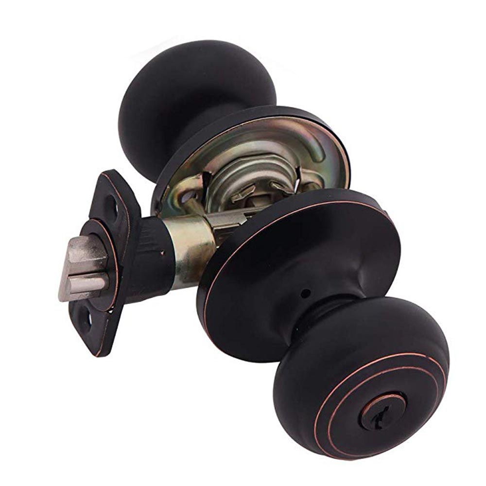 Honeywell Classic Entry Door Knob, Oil Rubbed Bronze, 8101401 - Image 3