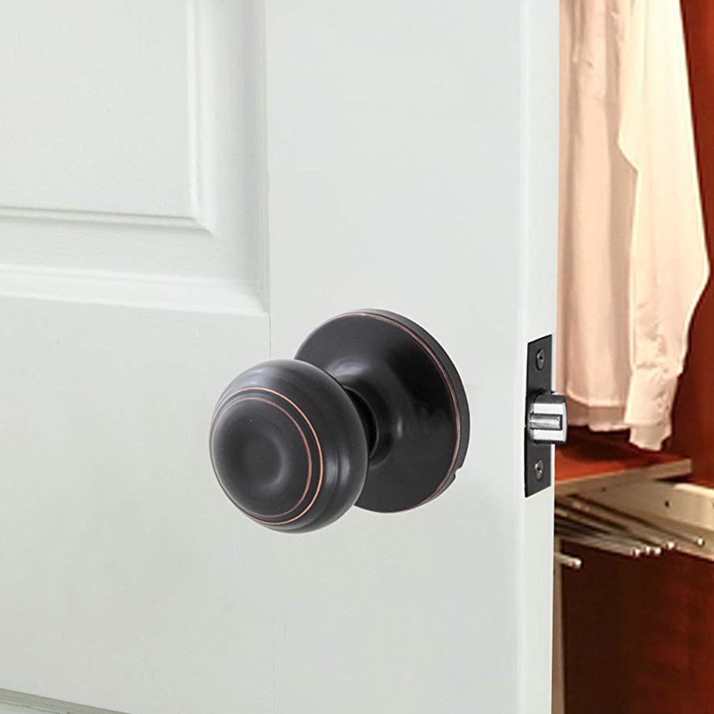 Honeywell Classic Passage Door Knob, Oil Rubbed Bronze, 8101403 - Image 3