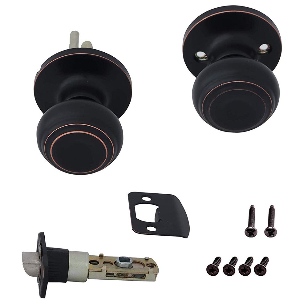 Honeywell Classic Passage Door Knob, Oil Rubbed Bronze, 8101403 - Image 4
