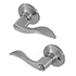 Honeywell Wave Entry Door Lever, Satin Nickel, 8106301 - Image 5