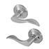 Honeywell Wave Passage Door Lever, Satin Nickel, 8106303 - Image 6