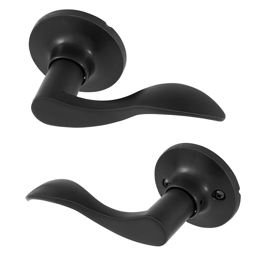 Honeywell Digital Deadbolt with Passage Lever, Matte Black, 8734505 - Image 4