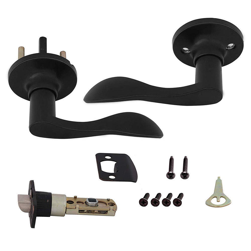 Honeywell Digital Deadbolt with Passage Lever, Matte Black, 8734505 - Image 6