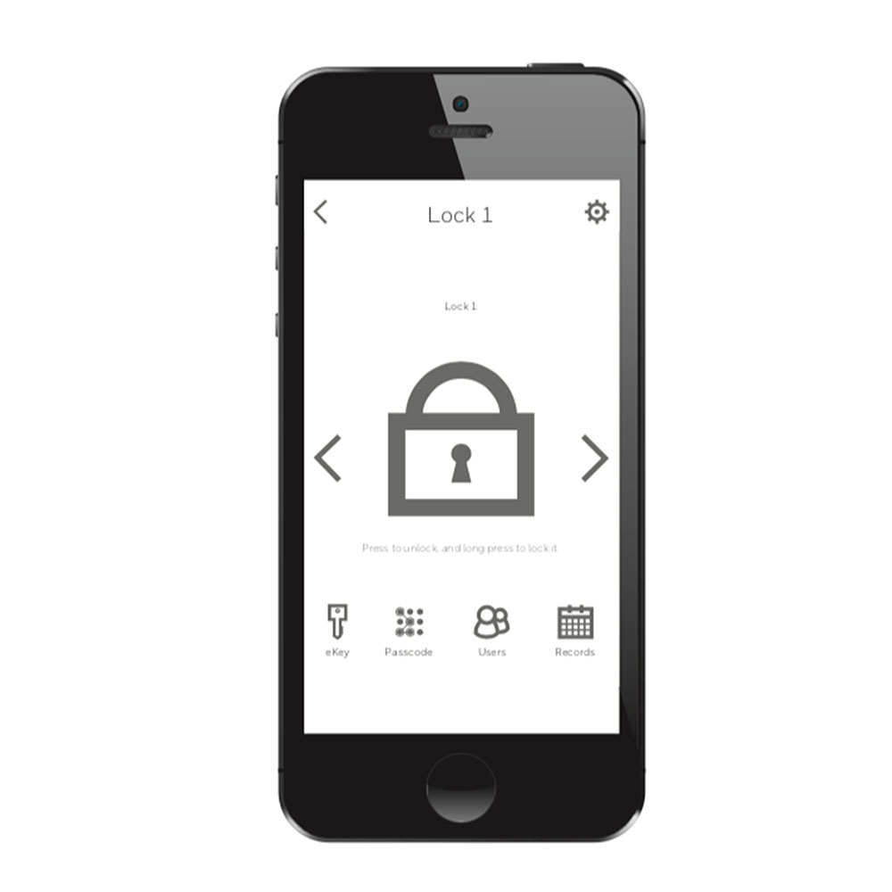 Honeywell Bluetooth Enabled Digital Deadbolt Door Lock With Keypad, Satin Nickel, 8812309S - Image 4
