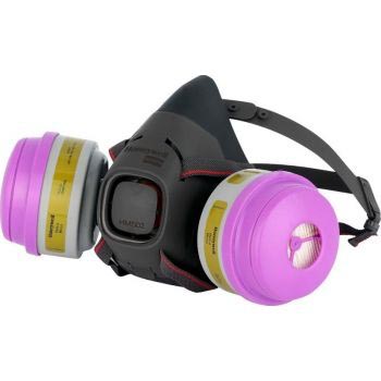 Honeywell North HM502TM Drop-Down Elastomeric Threaded Half Mask Respirator, Medium - Image 3