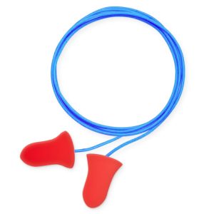 Howard Leight by Honeywell Super Leight Corded Pre-Shaped Single-Use Foam Earplugs, 3 Pairs - R-01180