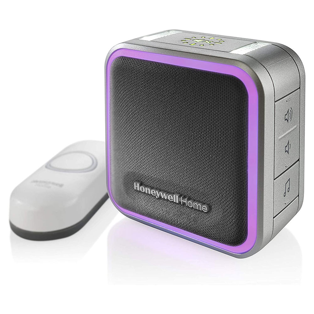 Honeywell Home 5 Series Portable Wireless Doorbell with Halo Light and Push Button - RDWL515A2000/E - Image 2