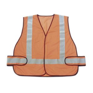 Honeywell High Visibility Orange Safety Vest with reflective stripes - RWS-50003