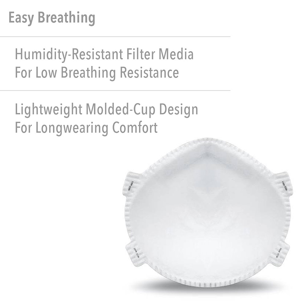Honeywell Sperian Saf-T-Fit Plus N95 Disposable Respirator, 20 Pack - RWS-54003 - Image 4