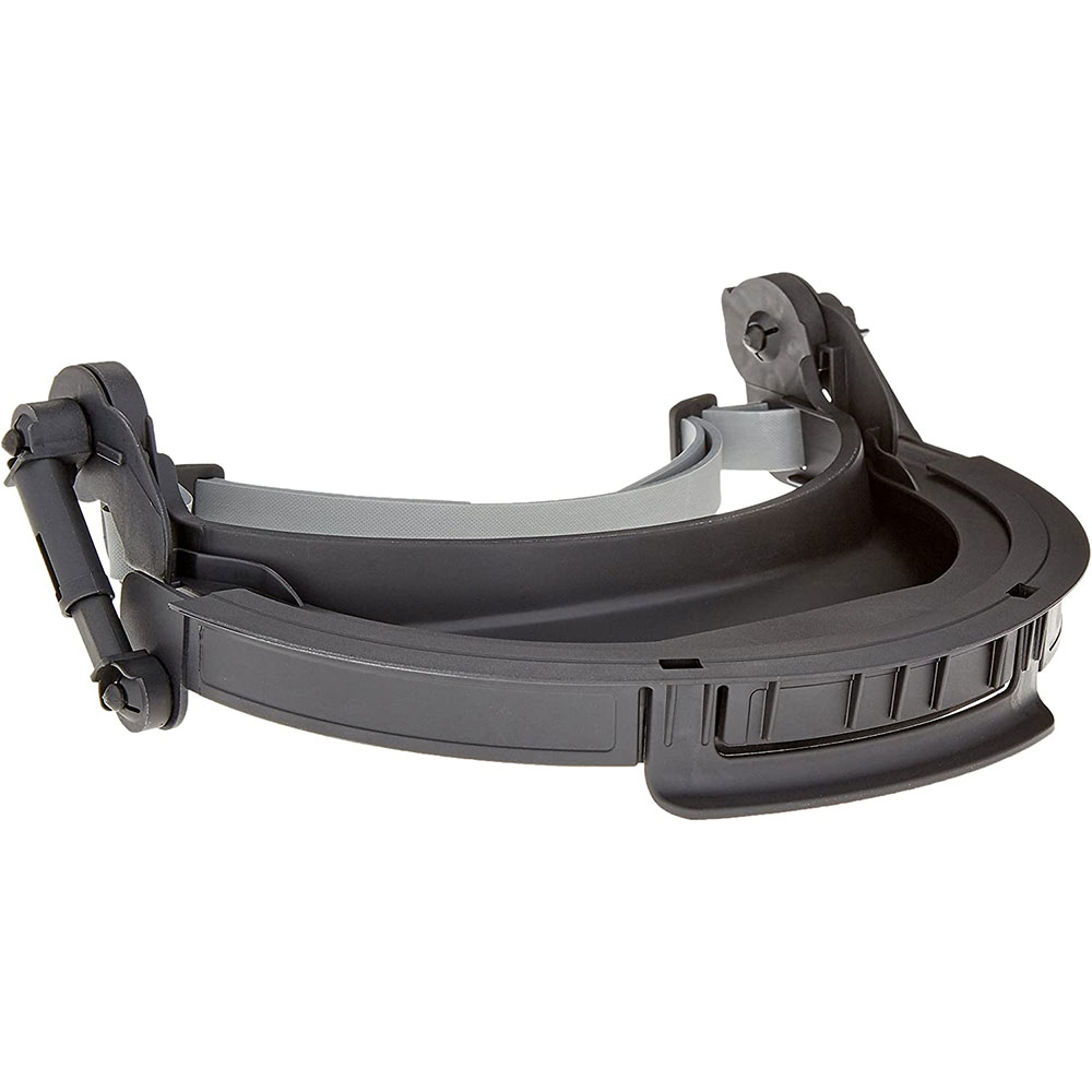 Uvex by Honeywell Turboshield Face Shield Hard Hat Adapter, Black Frame - S9510