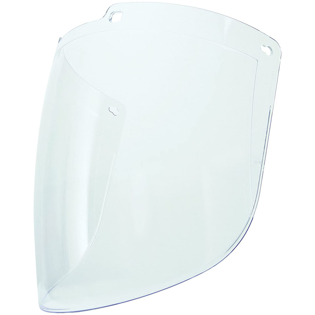 Uvex by Honeywell Turboshield Clear Polycarbonate Replacement Visor, Clear Lens, Uncoated - S9550