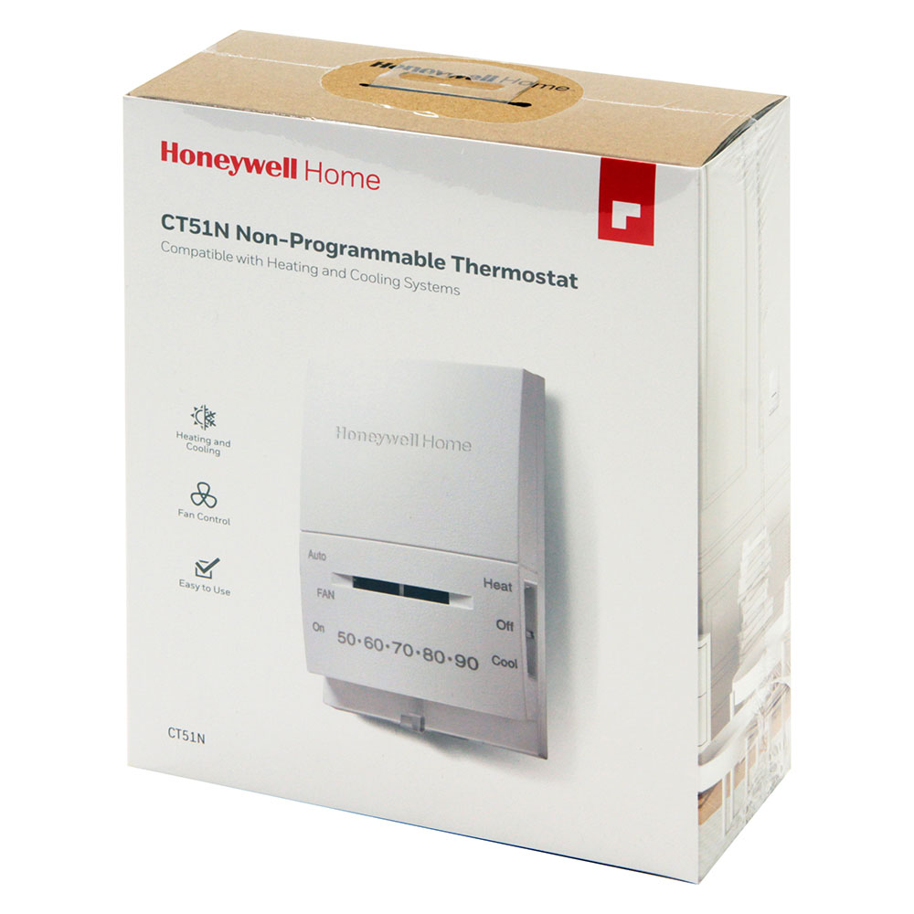 Honeywell Home CT51N1007 Standard Heating and Cooling Thermostat, Non Programmable - Image 2