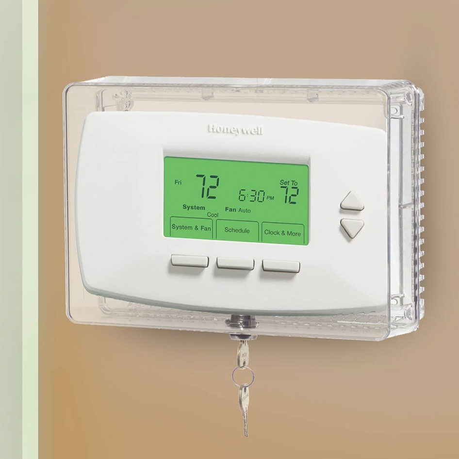 Honeywell Home CG511A Medium Thermostat Guard with Inner Shelf to Prevent Tampering - Image 2