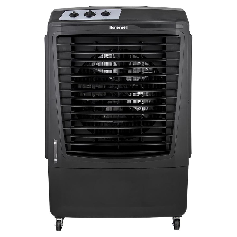 Honeywell CO610PM Outdoor Evaporative Air Cooler and Fan, 2669 CFM for Large Spaces - 14 Gallon Tank, Black