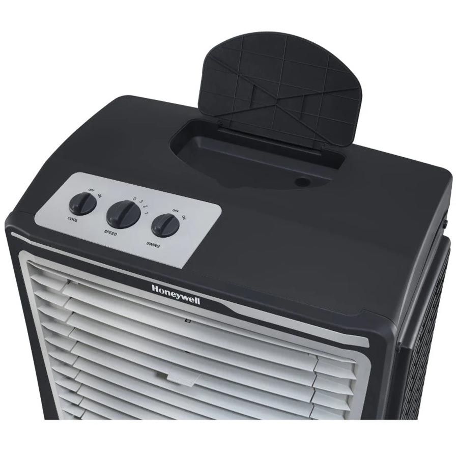 Honeywell CO610PMG Outdoor Weatherproof Evaporative Air Cooler, 2669 CFM for Large Spaces - 14 Gallon Tank, Gray - Image 3