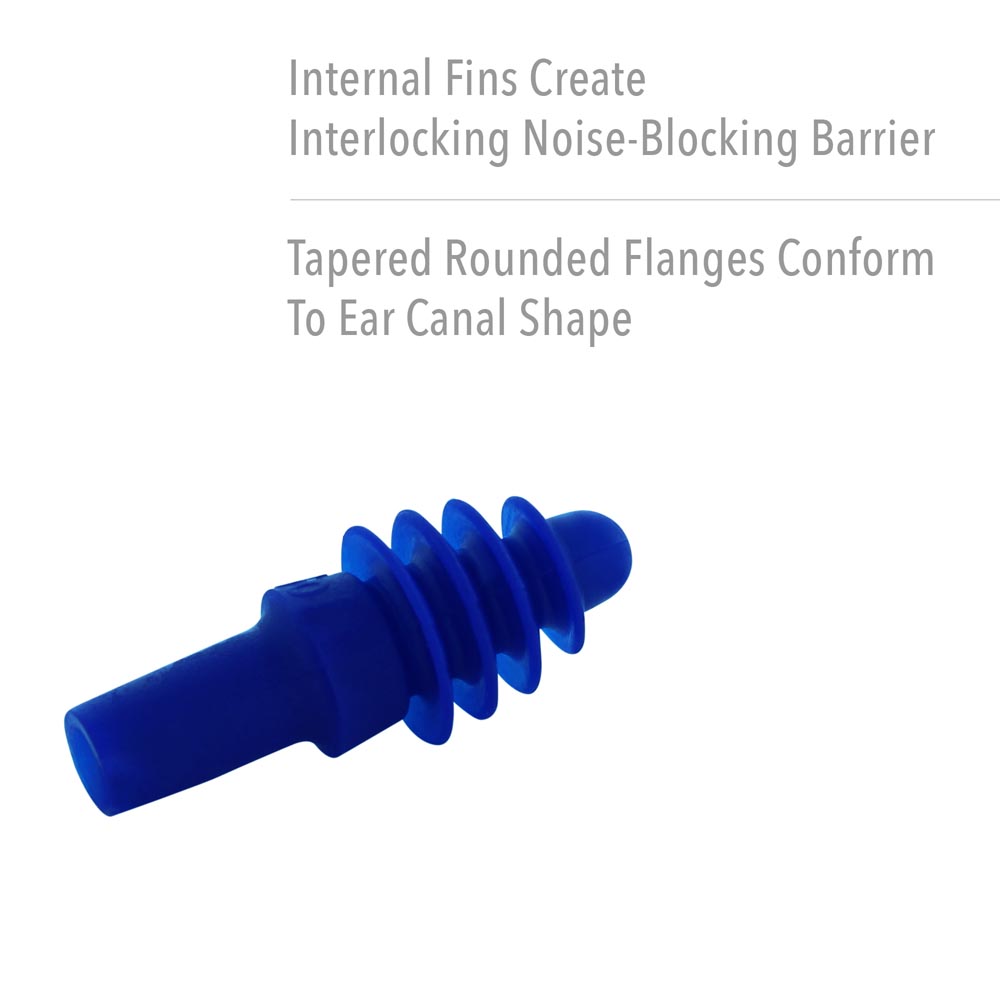 Howard Leight by Honeywell Airsoft Flanged Reusable Earplugs, 1000 Pairs - Image 3