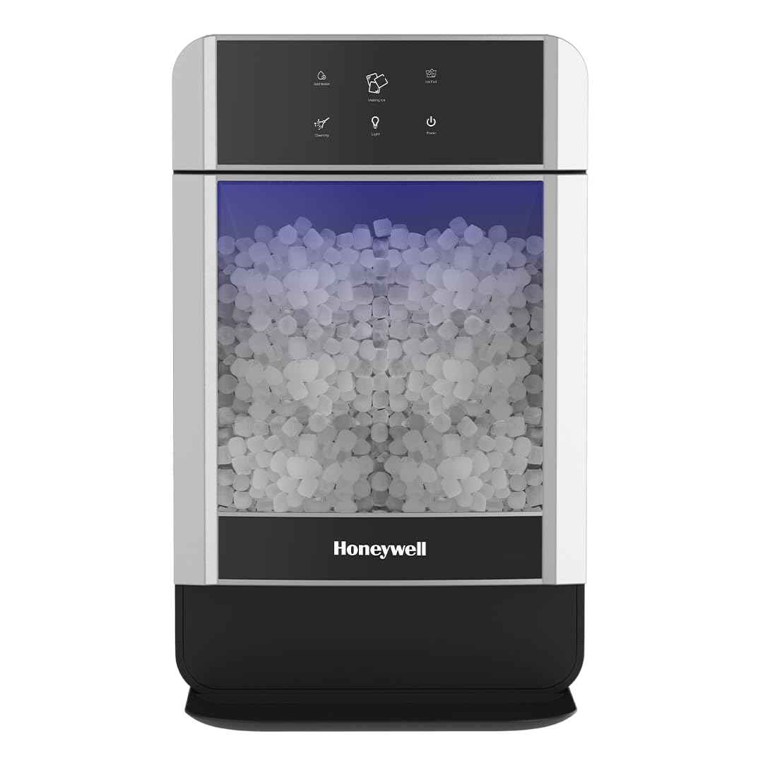 Honeywell Nugget Ice Maker, Countertop Water Line Connect Chewable Ice Machine with One Click Operation and Large Ice Storage - H-ICE2 - Image 2