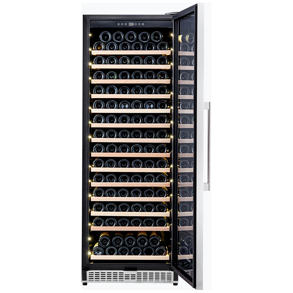 Honeywell 165 Bottle Large Freestanding Wine Cooler Refrigerator with Digital Wine Fridge Temperature Control, Stainless Steel - H165WCS - Image 5