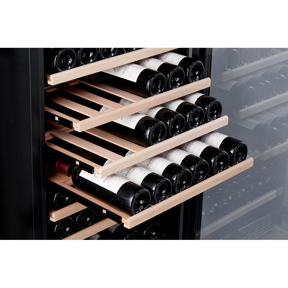 Honeywell 186 Bottle Large Freestanding Compressor Wine Cooler Fridge with Digital Temperature Control, Stainless Steel - H186WCS - Image 3