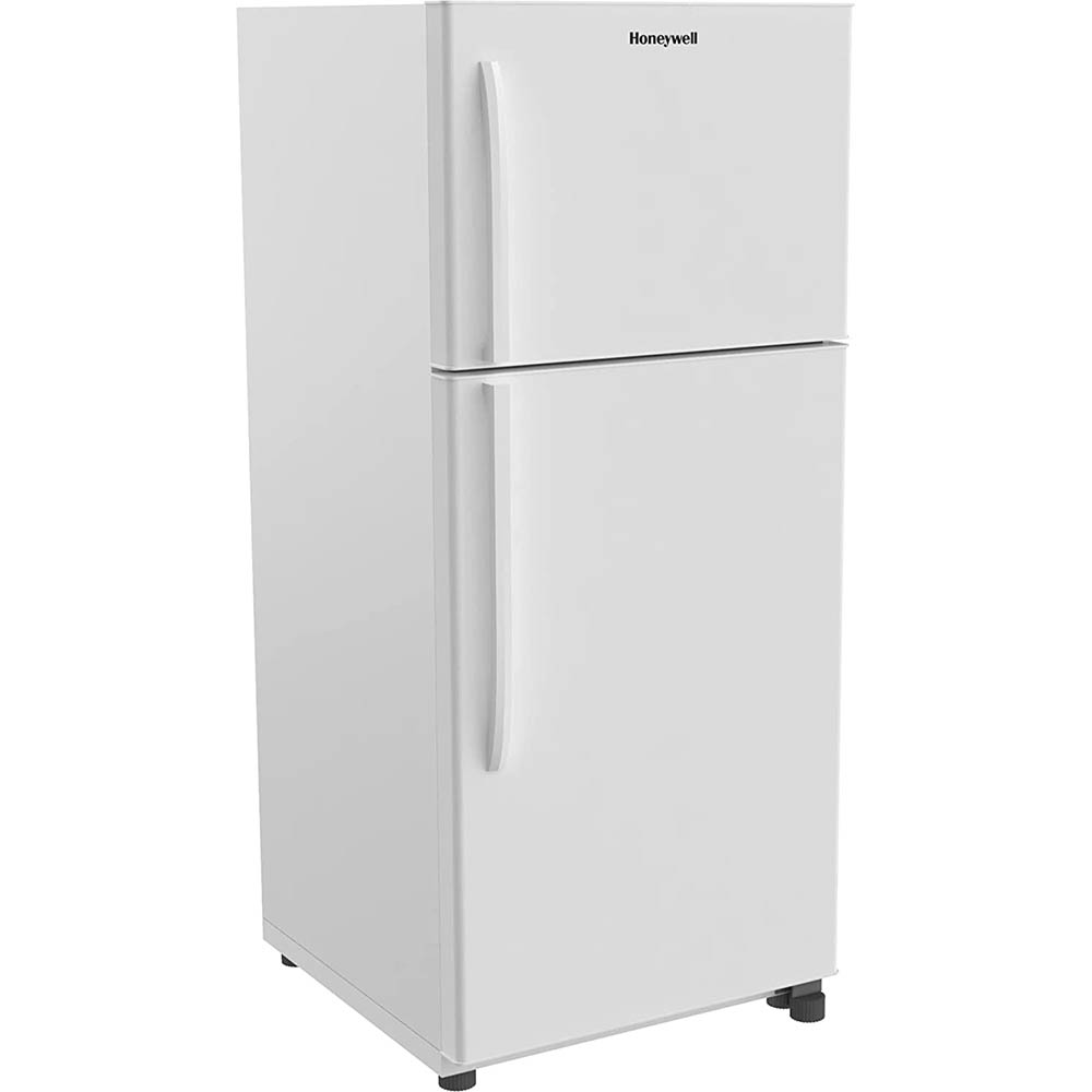 Honeywell 18 Cu Ft Refrigerator with Top Freezer, White - H18TFW - Image 2