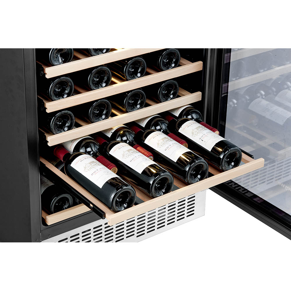 Honeywell 46 Bottle Wine Cooler Refrigerator with Touch Controls, Stainless Steel - H46WCS-1 - Image 3