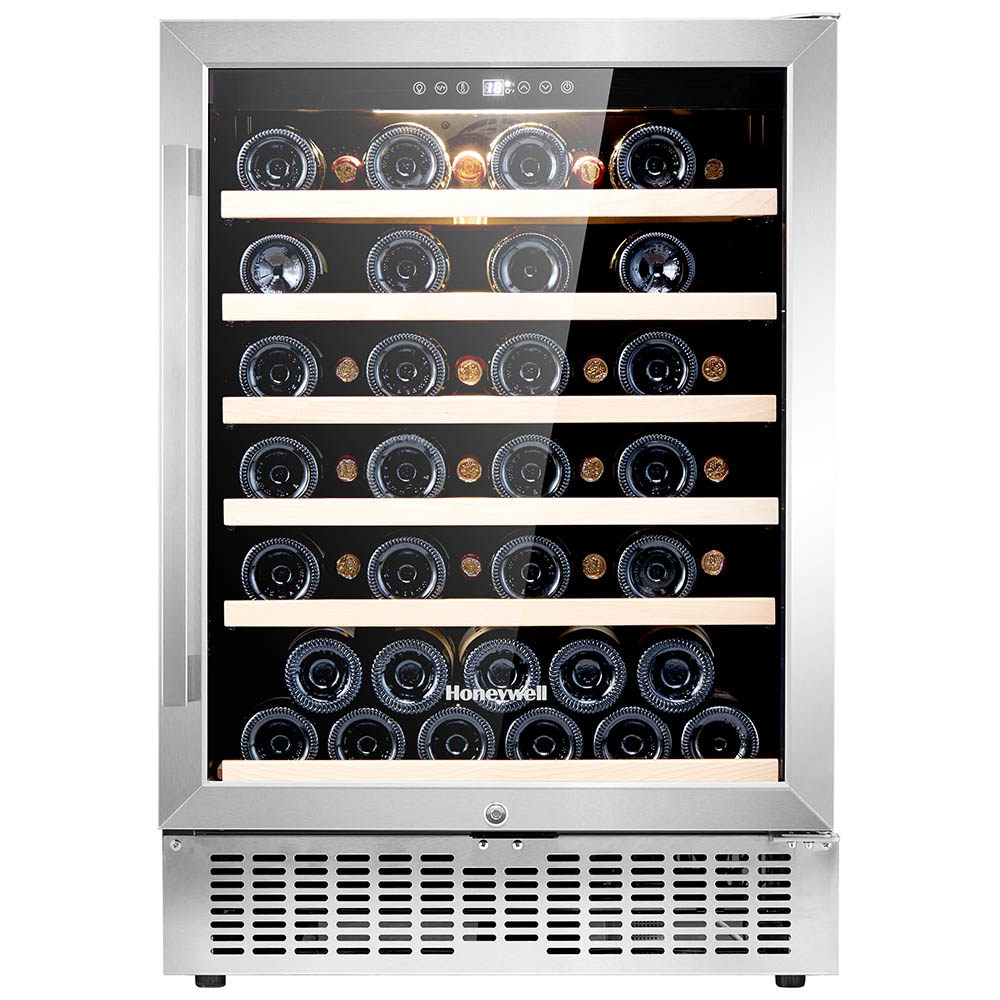 Honeywell 46 Bottle Wine Cooler Refrigerator with Touch Controls, Stainless Steel - H46WCS-1 - Image 7