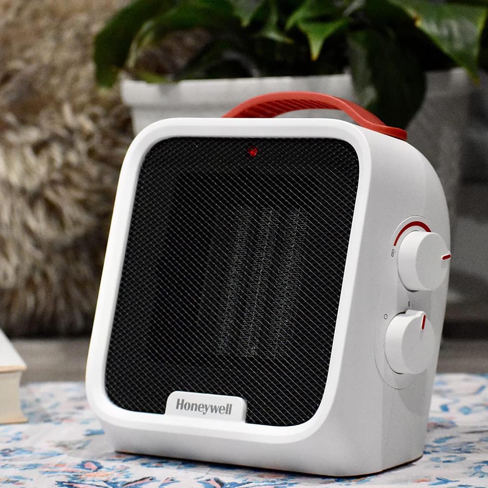 Honeywell UberHeat 5 Ceramic Heater for Small Spaces - White, HCE210W - Image 6