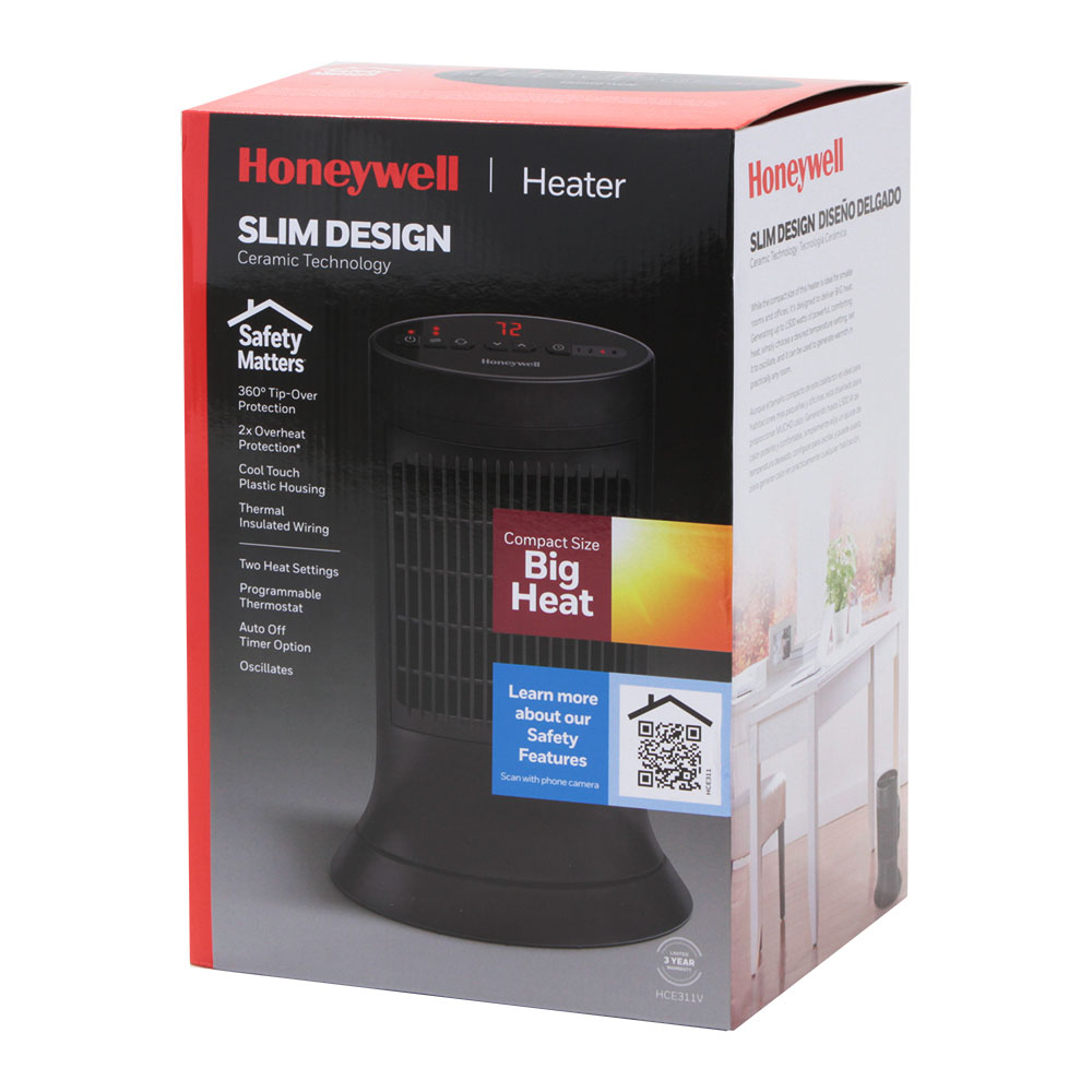 Honeywell Digital Ceramic Compact Tower Heater, HCE311V - Image 3