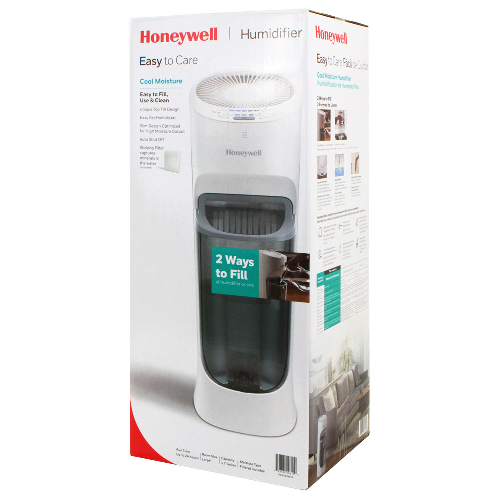 Honeywell Top Fill Cool Moisture Tower Humidifier - White, HEV615W - Image 2