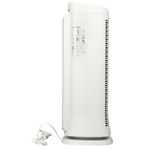 Honeywell Air Genius 3 Oscillating Tower Air Purifier with Permanent Washable Filter- White, HFD300 - Image 2