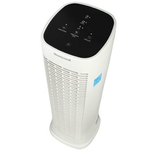Honeywell Air Genius 3 Oscillating Tower Air Purifier with Permanent Washable Filter- White, HFD300 - Image 3