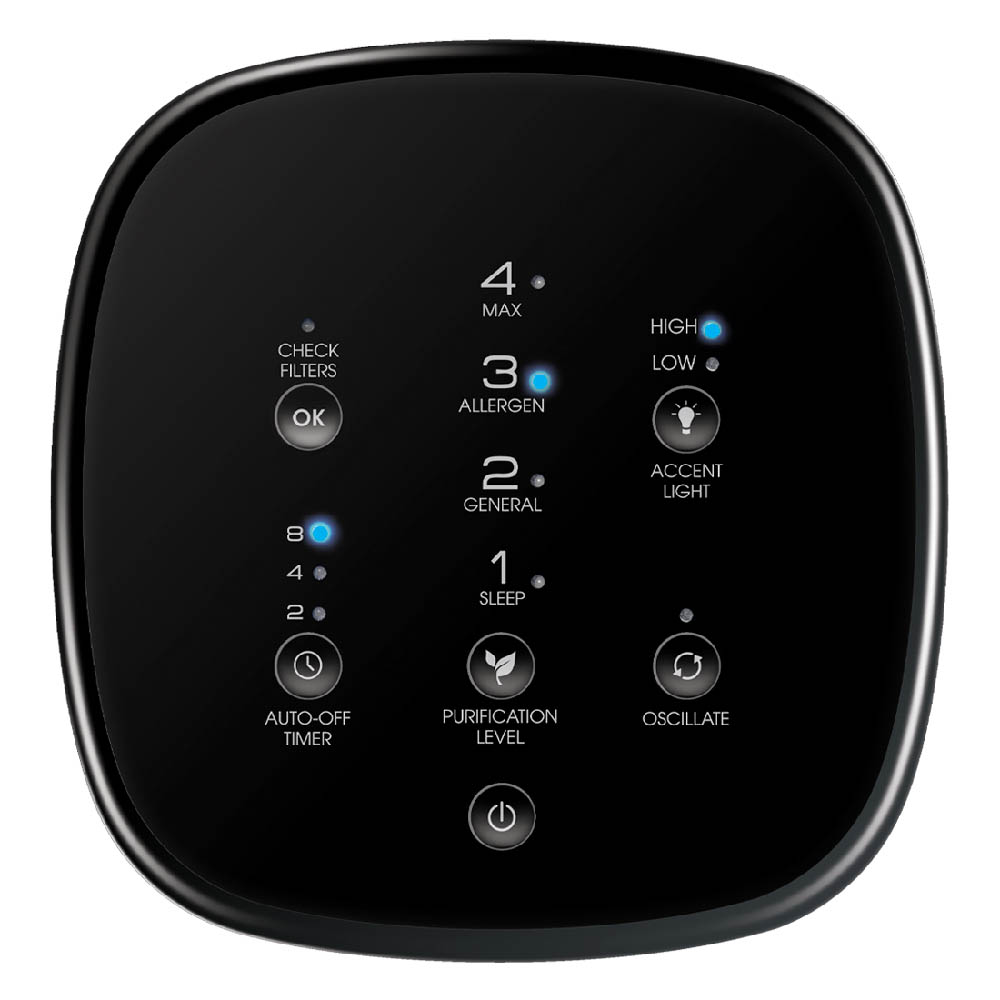 Honeywell Air Genius 4 Oscillating Tower Air Purifier and Odor Reducer -Black, HFD310 - Image 5