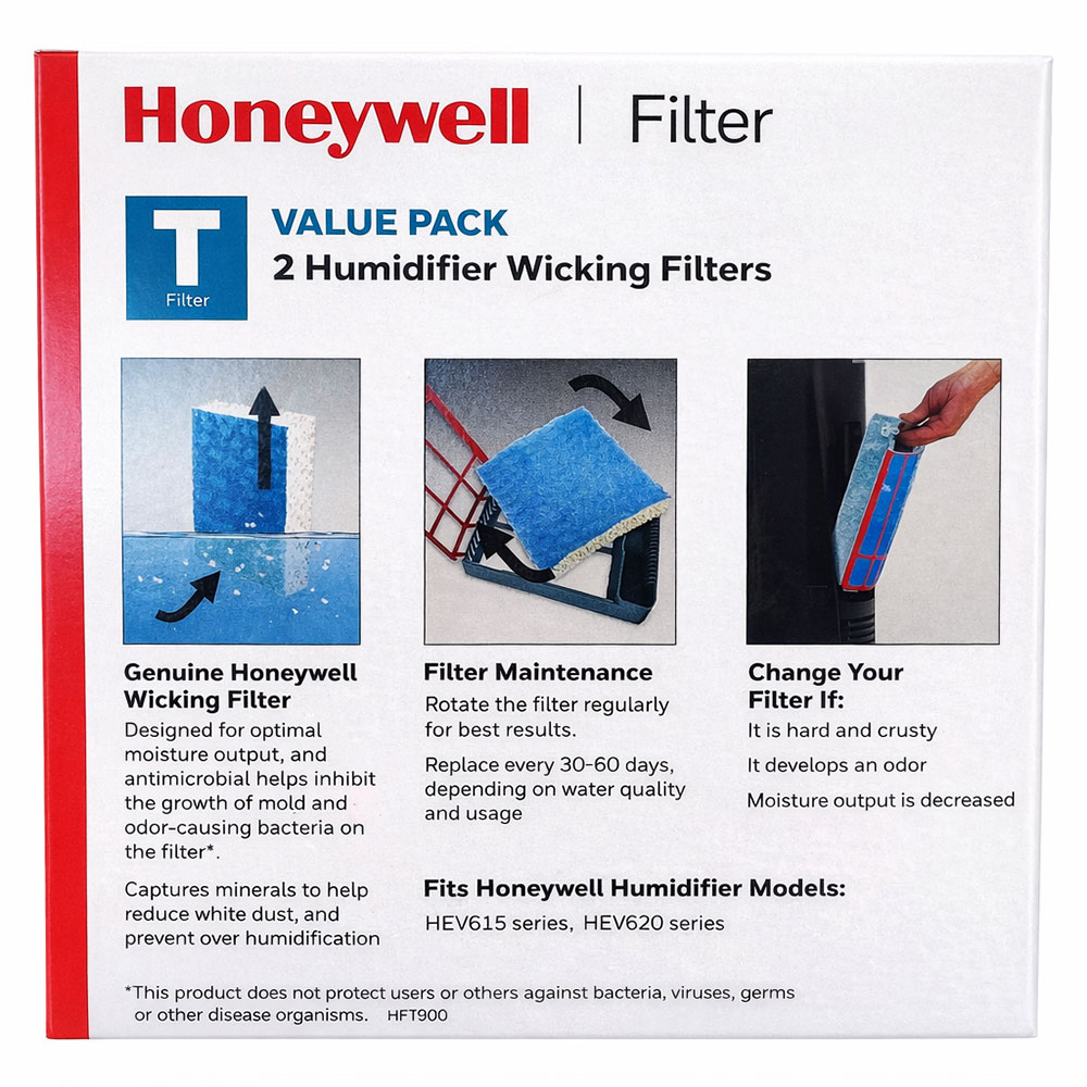Honeywell HFT600 Filter T for HEV615 and HEV620 Humidifiers, 2-Pack - Image 2