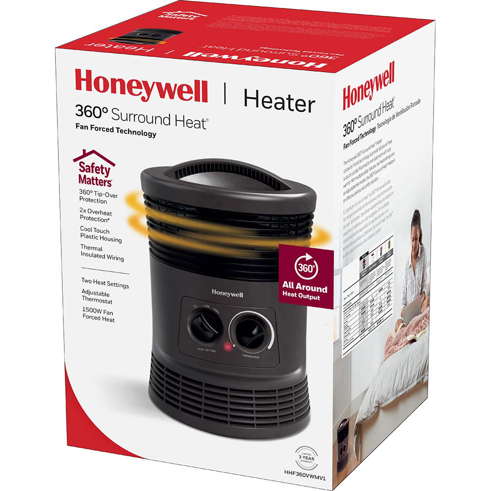 Honeywell 360 Surround Heater Slate Gray, HHF360V - Image 4