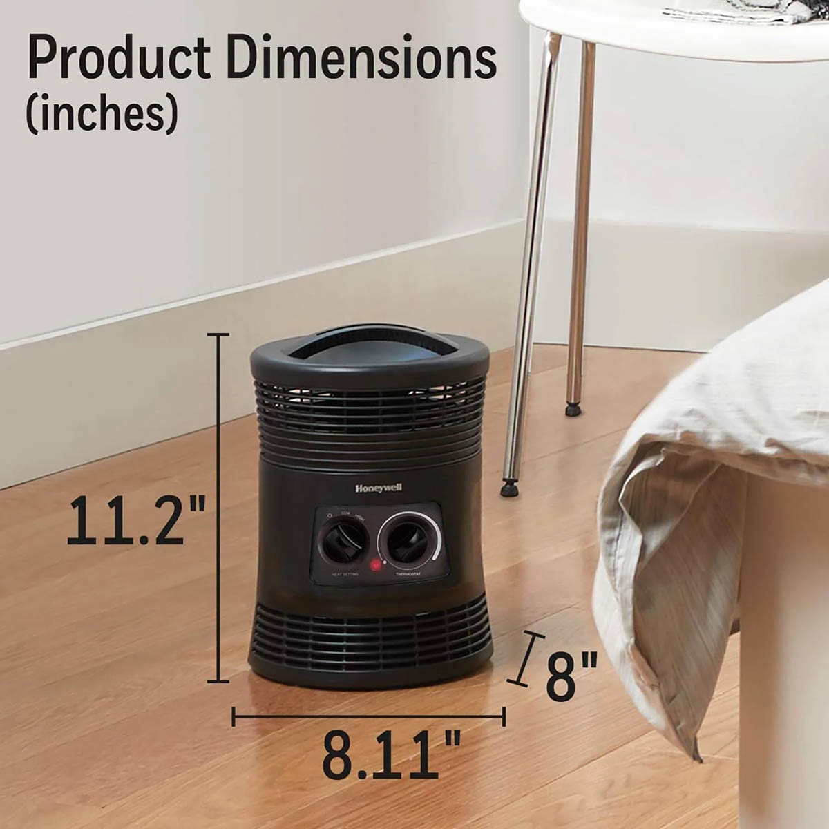 Honeywell 360 Surround Heater Slate Gray, HHF360V - Image 5