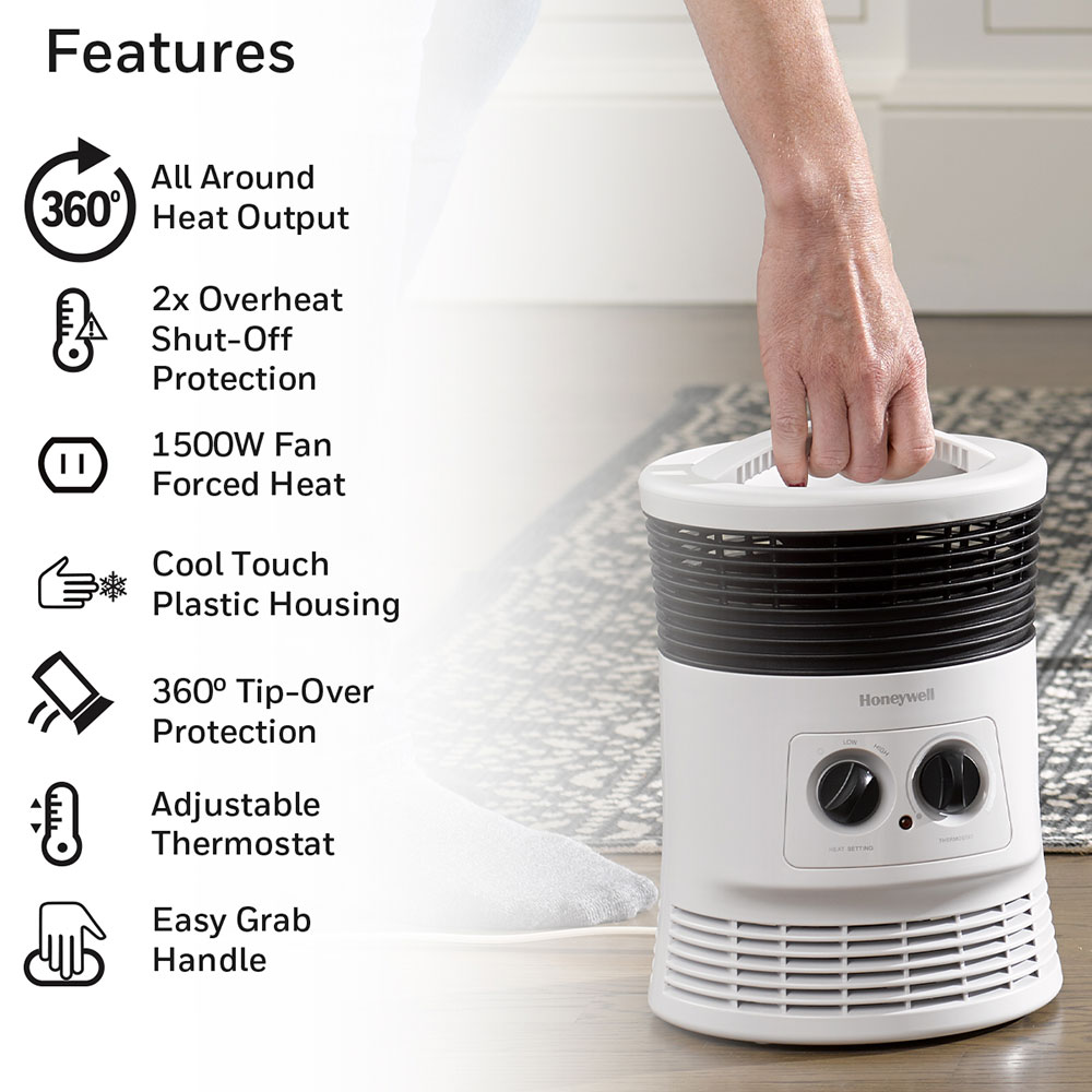 Honeywell 360 Surround Heater White, HHF360W - Image 3