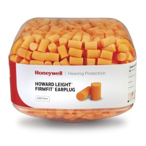 Howard Leight FirmFit Earplug Refill for HL400 Dispenser, Two 400-Pair Canisterss, NRR 30