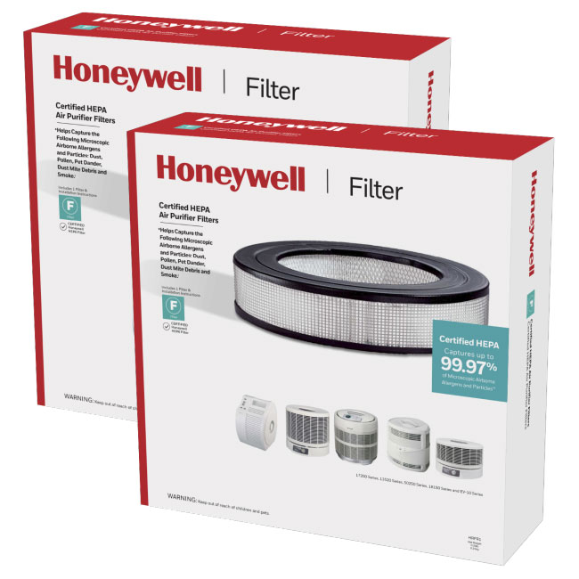 Honeywell 2 Pack of True HEPA Filters F (Replaces Filters 21500, 22500 and 23500) - Image 2