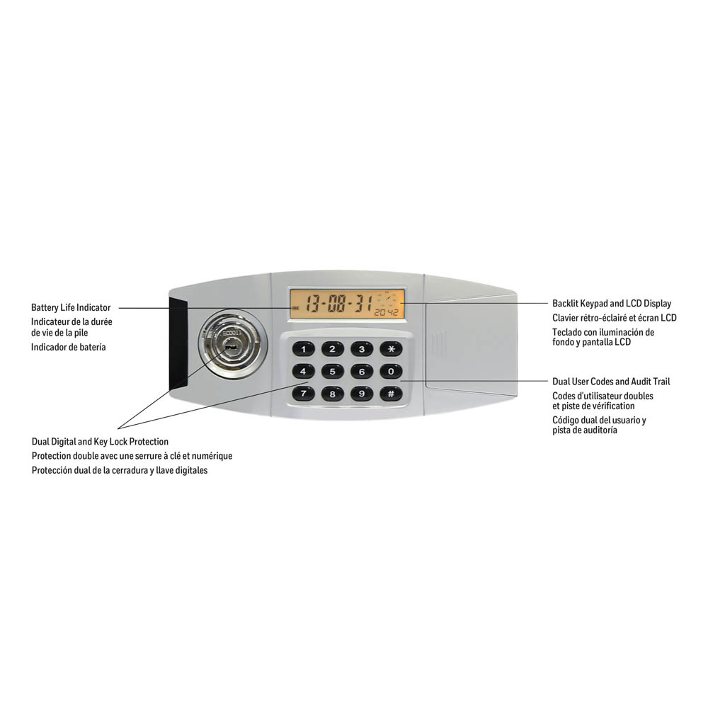 Honeywell 2113 Fire Safe (.6 cu ft.) - Digital Lock - Image 5