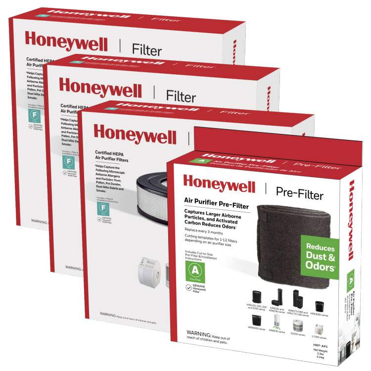 Honeywell 50250 Replacement Filters Kit - HEPA Filter F and Pre-Filter A - Image 3
