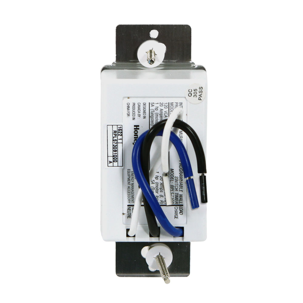 Honeywell Home 7 Day Programmable Light Switch Timer - RPLS730B, White - Image 5
