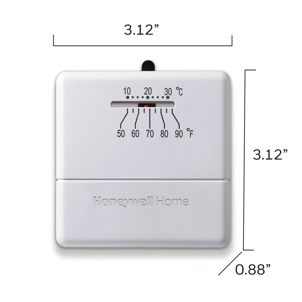 Honeywell Home CT33A1009 750 Millivolt Heat Only Non-Programmable Thermostat - Image 6