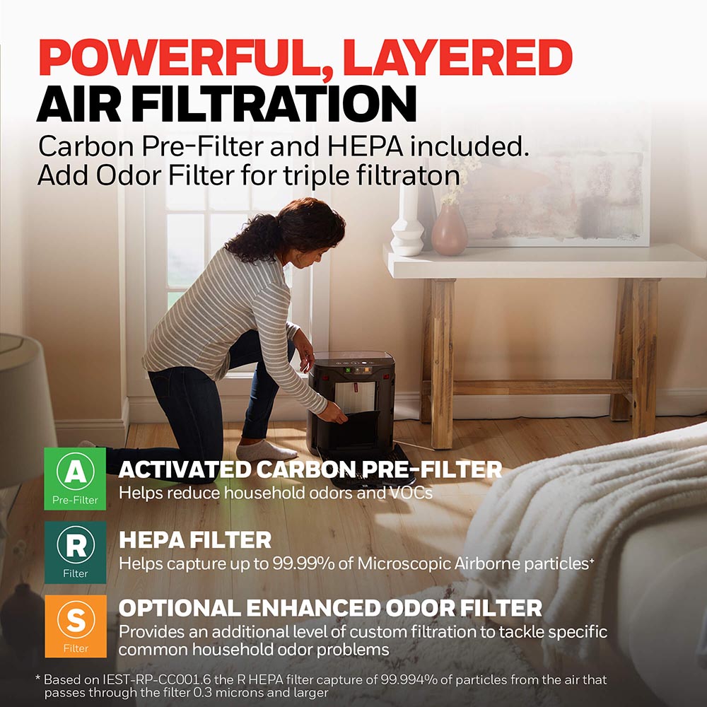 Honeywell Allergen Plus HEPA Air Purifier - Black, HPA5100B - Image 5